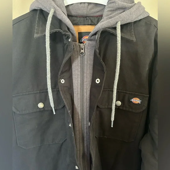 Men’s Dickies hooded shirt jacket - Picture 3 of 5